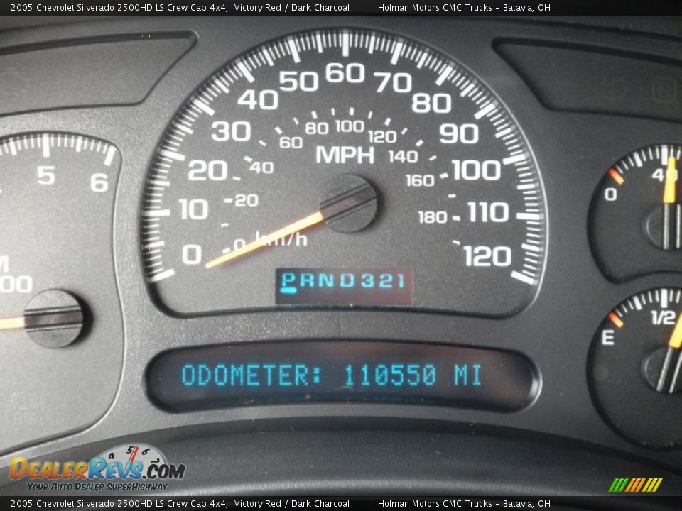 2005 Chevrolet Silverado 2500HD LS Crew Cab 4x4 Victory Red / Dark Charcoal Photo #14
