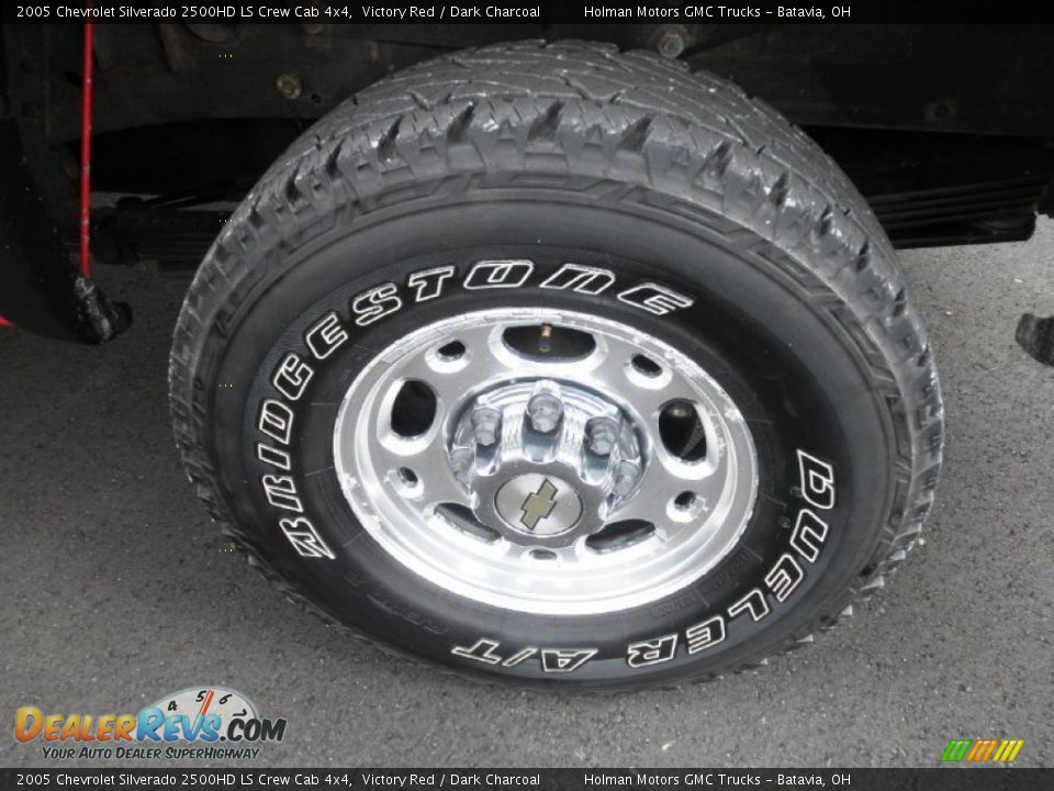 2005 Chevrolet Silverado 2500HD LS Crew Cab 4x4 Victory Red / Dark Charcoal Photo #22