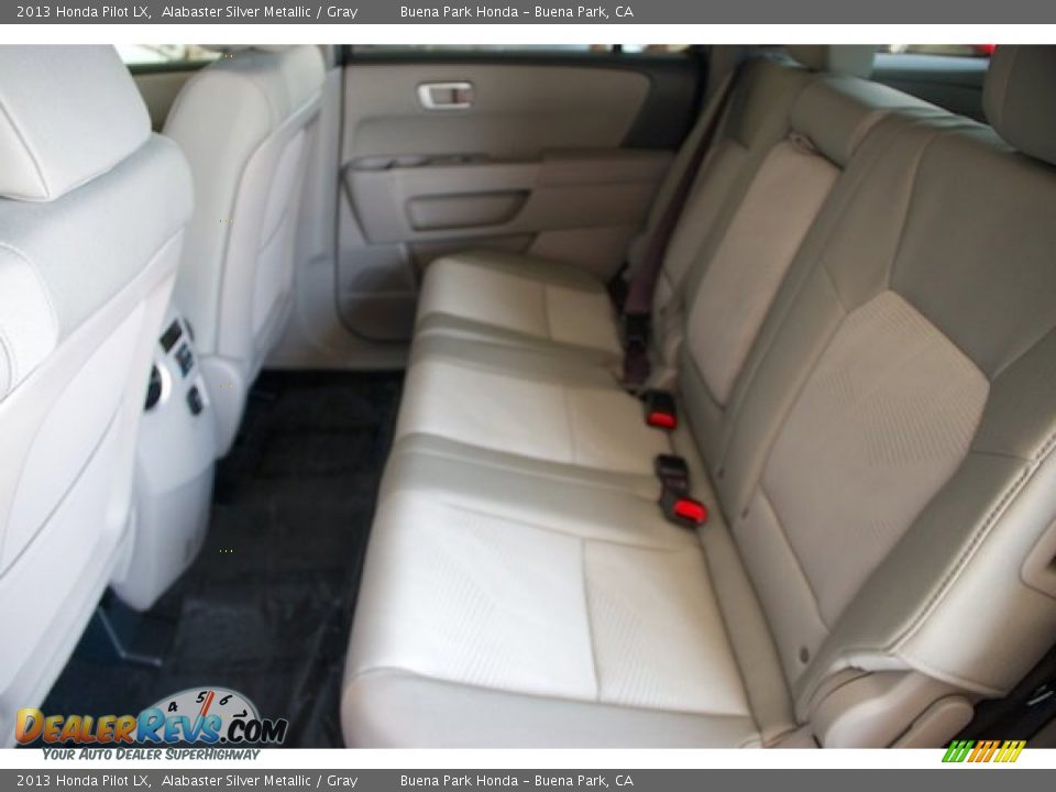 2013 Honda Pilot LX Alabaster Silver Metallic / Gray Photo #12
