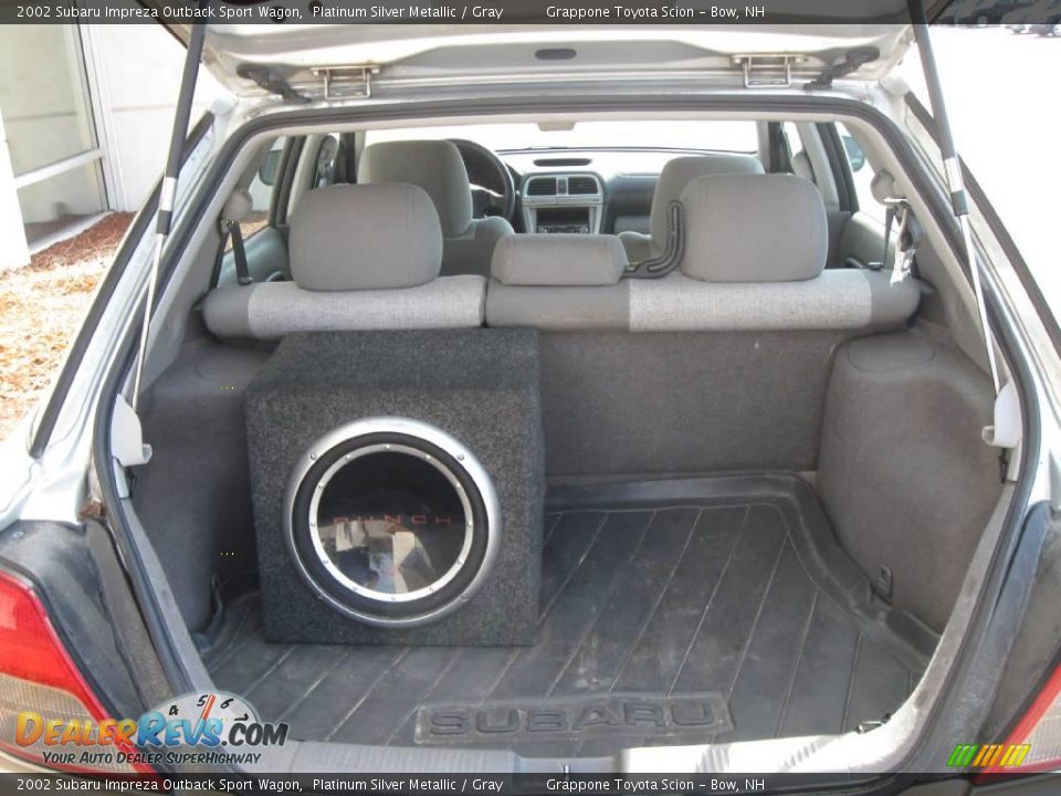 2002 Subaru Impreza Outback Sport Wagon Platinum Silver Metallic / Gray Photo #4