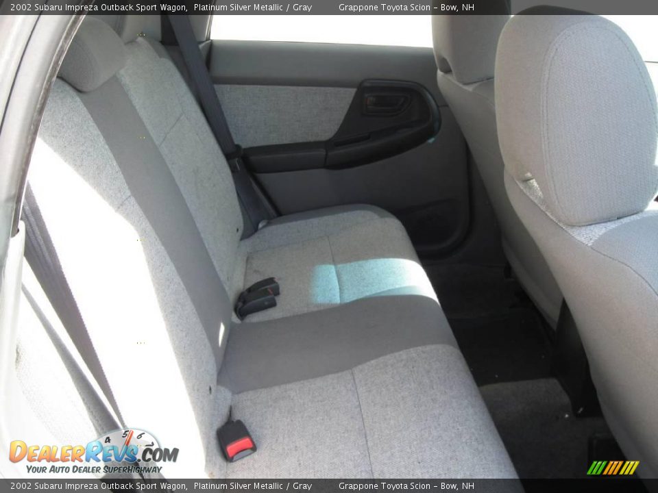 2002 Subaru Impreza Outback Sport Wagon Platinum Silver Metallic / Gray Photo #5