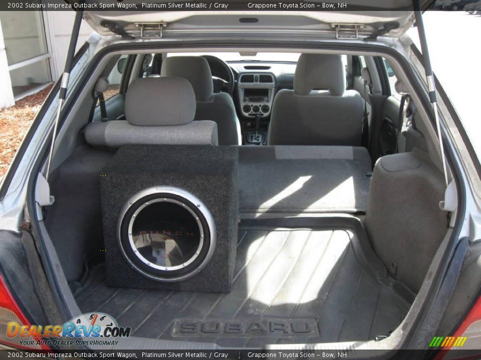 2002 Subaru Impreza Outback Sport Wagon Platinum Silver Metallic / Gray Photo #6