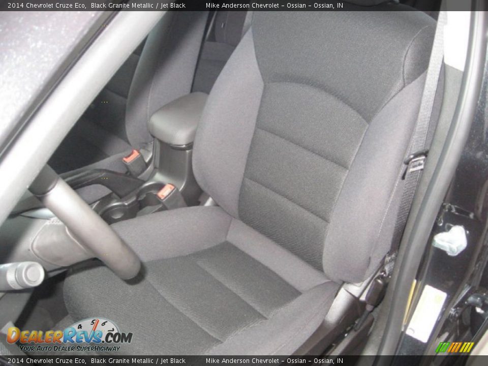 2014 Chevrolet Cruze Eco Black Granite Metallic / Jet Black Photo #8