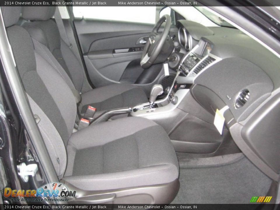 2014 Chevrolet Cruze Eco Black Granite Metallic / Jet Black Photo #9