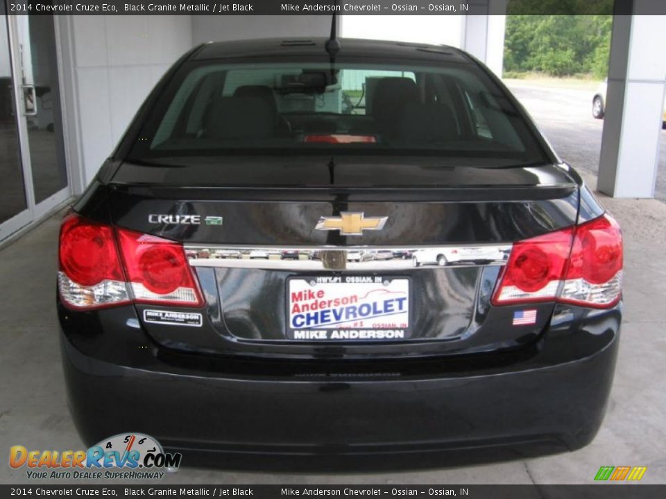 2014 Chevrolet Cruze Eco Black Granite Metallic / Jet Black Photo #16