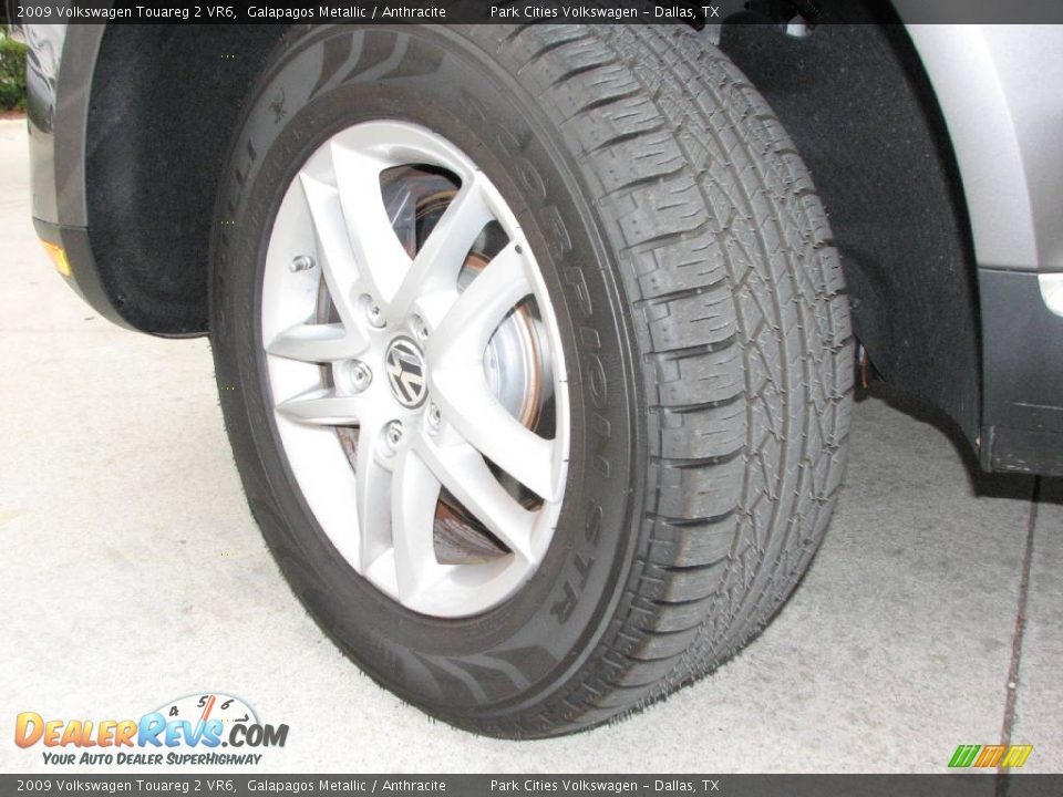 2009 Volkswagen Touareg 2 VR6 Galapagos Metallic / Anthracite Photo #16