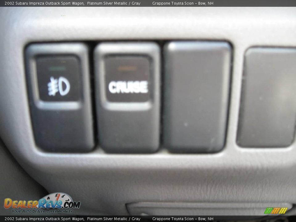 2002 Subaru Impreza Outback Sport Wagon Platinum Silver Metallic / Gray Photo #11