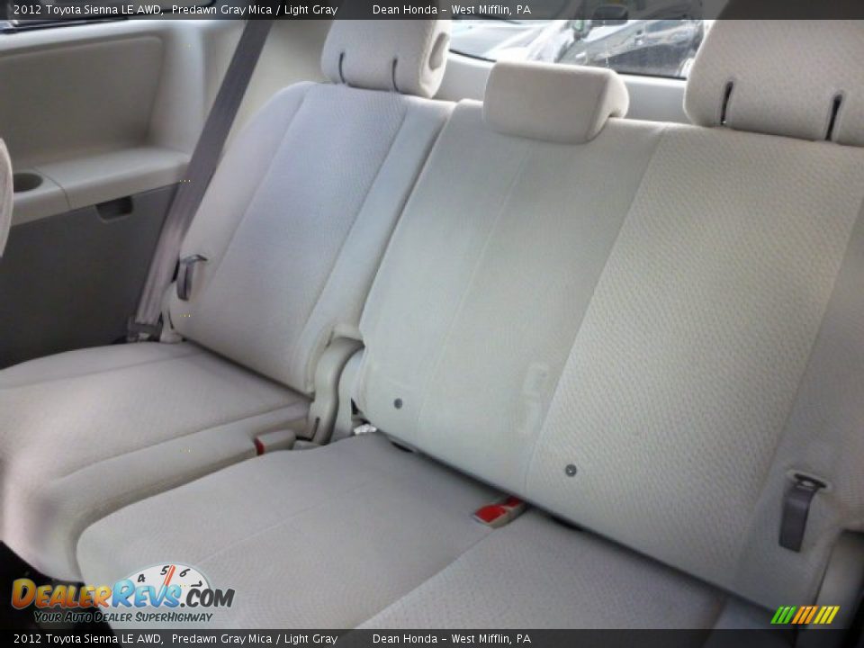 2012 Toyota Sienna LE AWD Predawn Gray Mica / Light Gray Photo #12