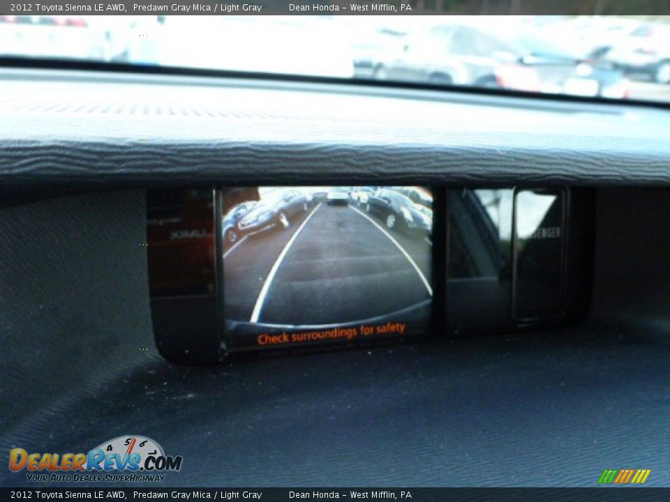 2012 Toyota Sienna LE AWD Predawn Gray Mica / Light Gray Photo #17