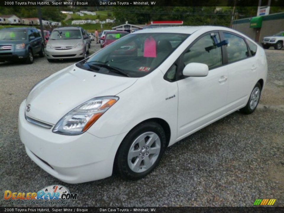 2008 Toyota Prius Hybrid Super White / Bisque Photo #2