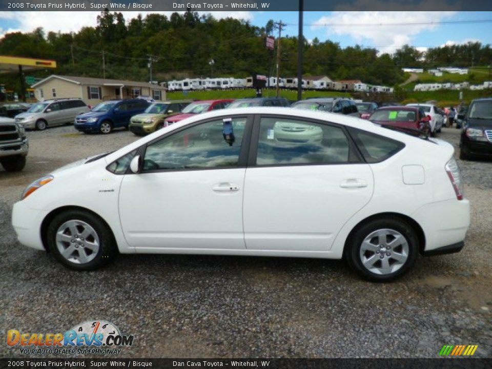 2008 Toyota Prius Hybrid Super White / Bisque Photo #3