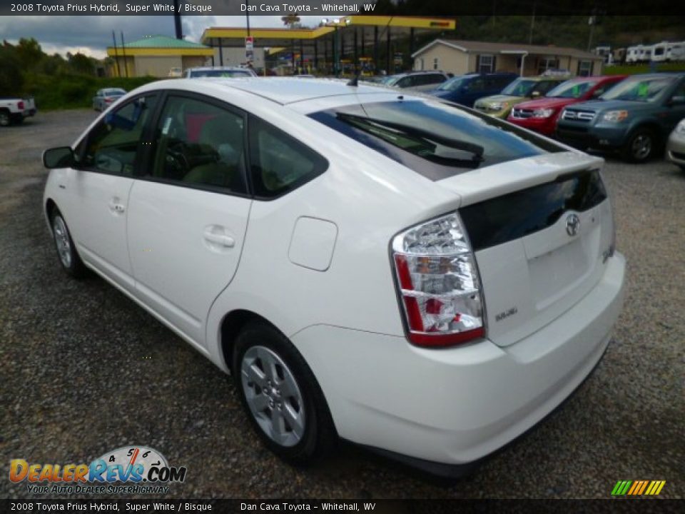 2008 Toyota Prius Hybrid Super White / Bisque Photo #4