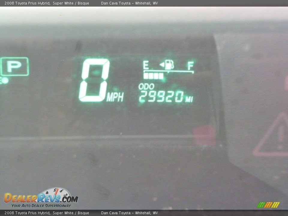 2008 Toyota Prius Hybrid Super White / Bisque Photo #15