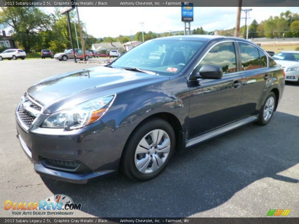 2013 Subaru Legacy 2.5i Graphite Gray Metallic / Black Photo #3