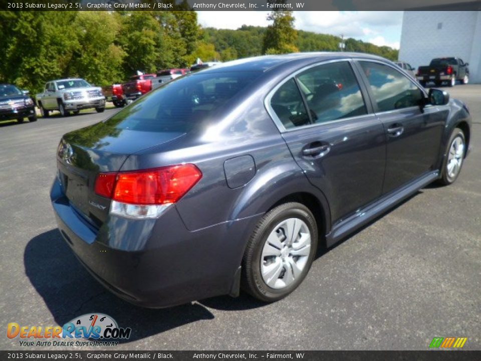 2013 Subaru Legacy 2.5i Graphite Gray Metallic / Black Photo #7