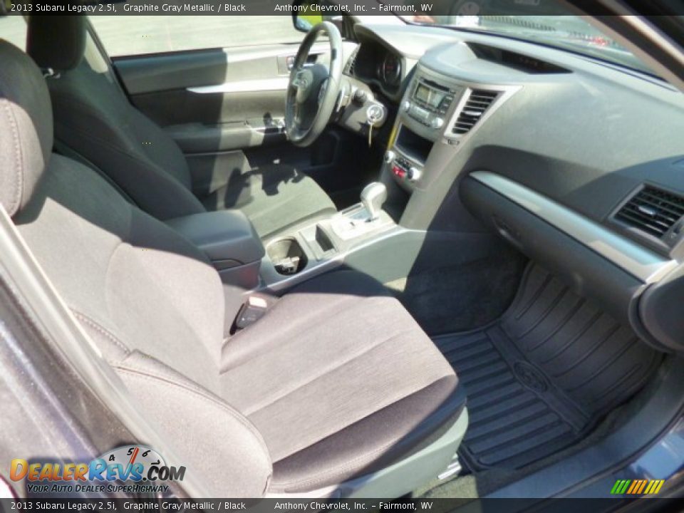 2013 Subaru Legacy 2.5i Graphite Gray Metallic / Black Photo #10