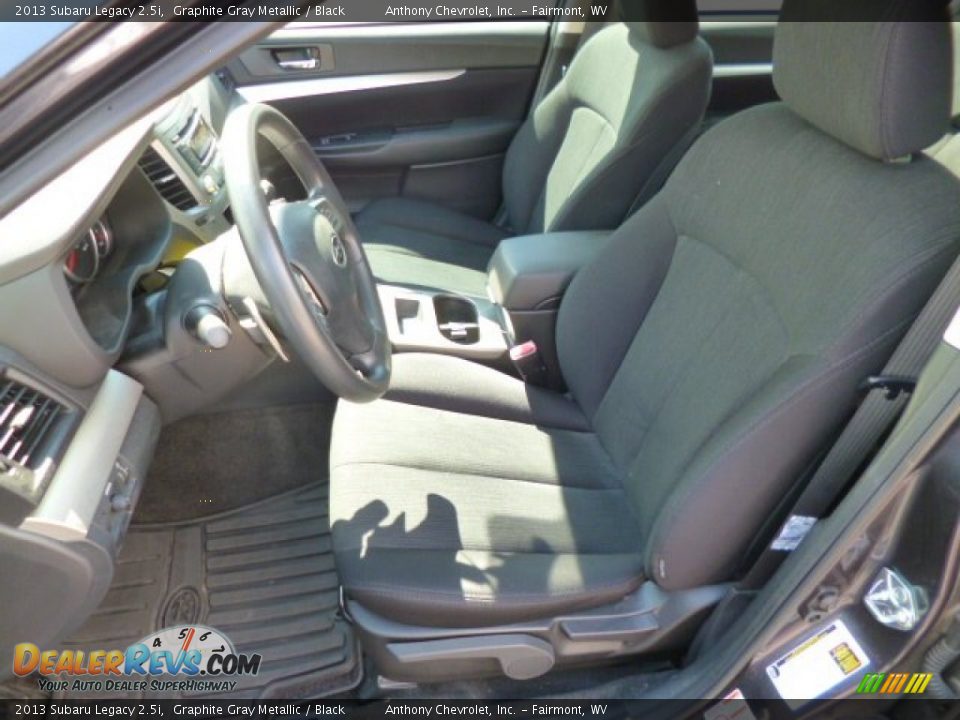 2013 Subaru Legacy 2.5i Graphite Gray Metallic / Black Photo #15