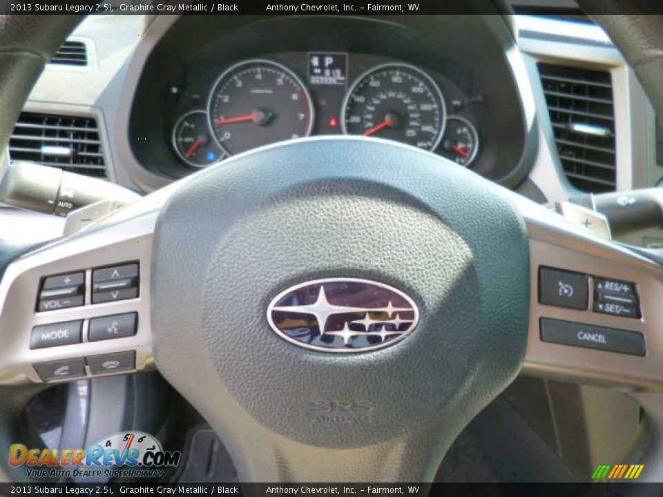 2013 Subaru Legacy 2.5i Graphite Gray Metallic / Black Photo #18