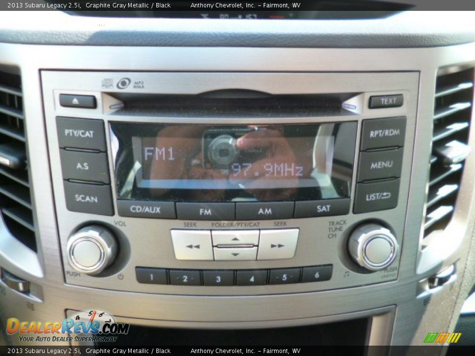 2013 Subaru Legacy 2.5i Graphite Gray Metallic / Black Photo #19