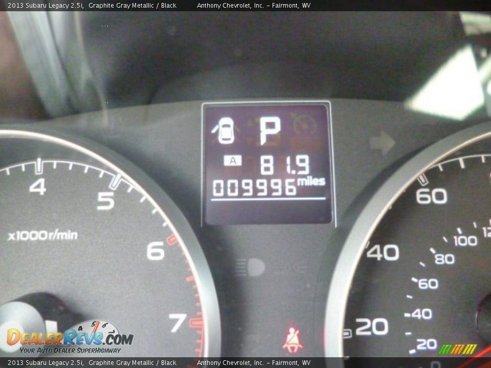 2013 Subaru Legacy 2.5i Graphite Gray Metallic / Black Photo #20