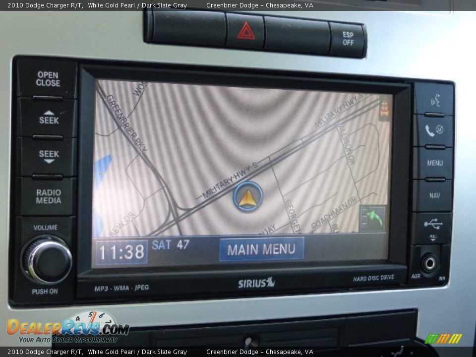 2010 Dodge Charger R/T White Gold Pearl / Dark Slate Gray Photo #5