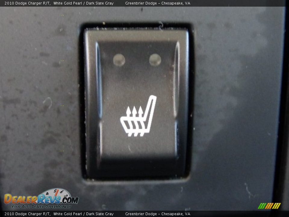 2010 Dodge Charger R/T White Gold Pearl / Dark Slate Gray Photo #7