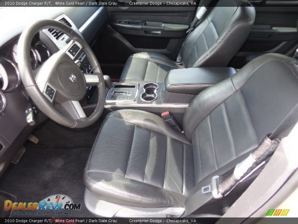 2010 Dodge Charger R/T White Gold Pearl / Dark Slate Gray Photo #20