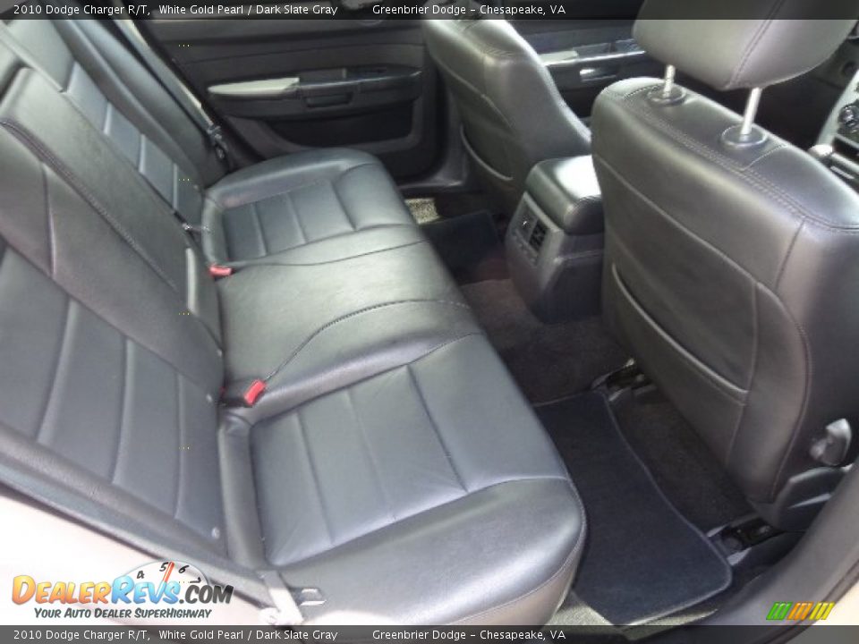 2010 Dodge Charger R/T White Gold Pearl / Dark Slate Gray Photo #23