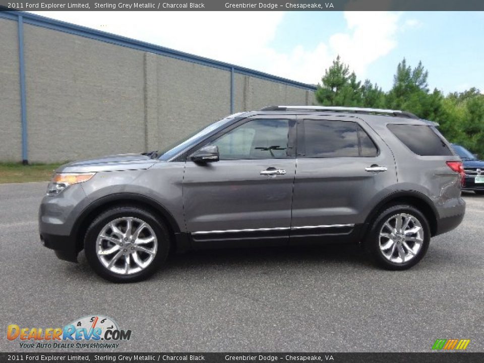 2011 Ford Explorer Limited Sterling Grey Metallic / Charcoal Black Photo #12
