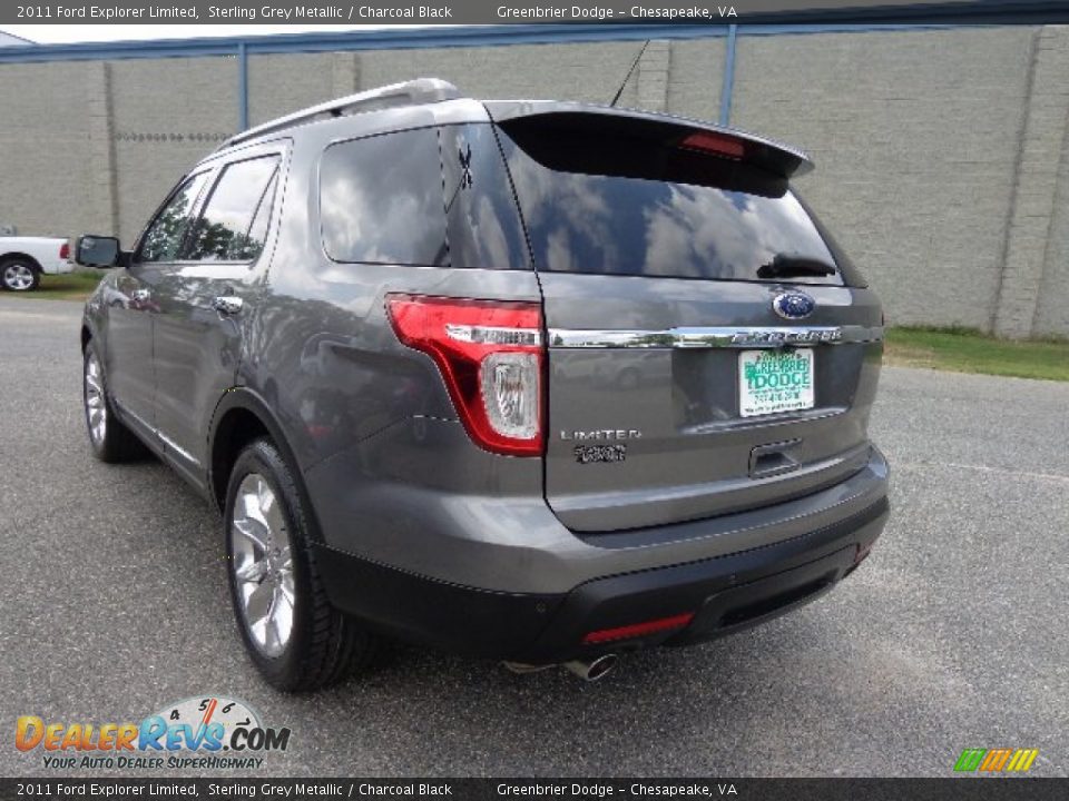 2011 Ford Explorer Limited Sterling Grey Metallic / Charcoal Black Photo #13