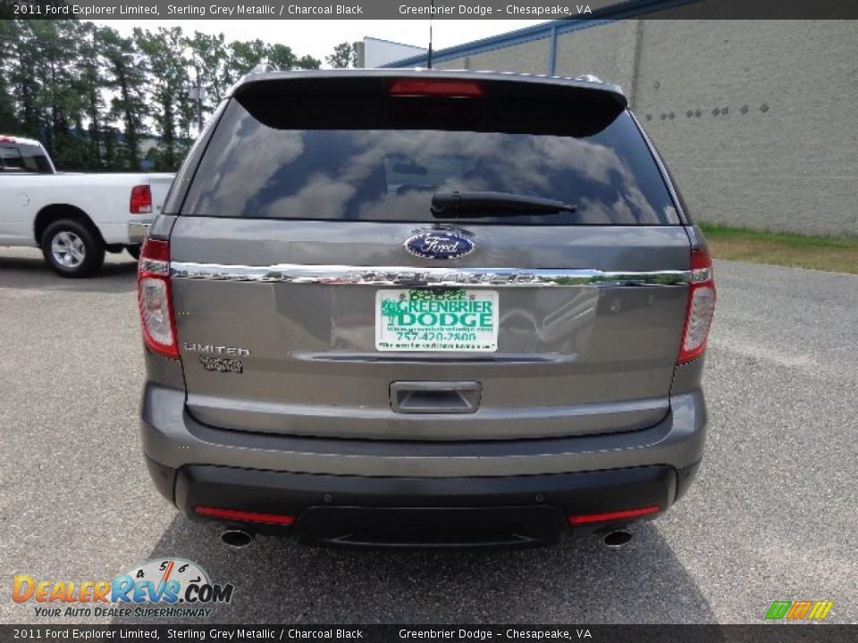2011 Ford Explorer Limited Sterling Grey Metallic / Charcoal Black Photo #14