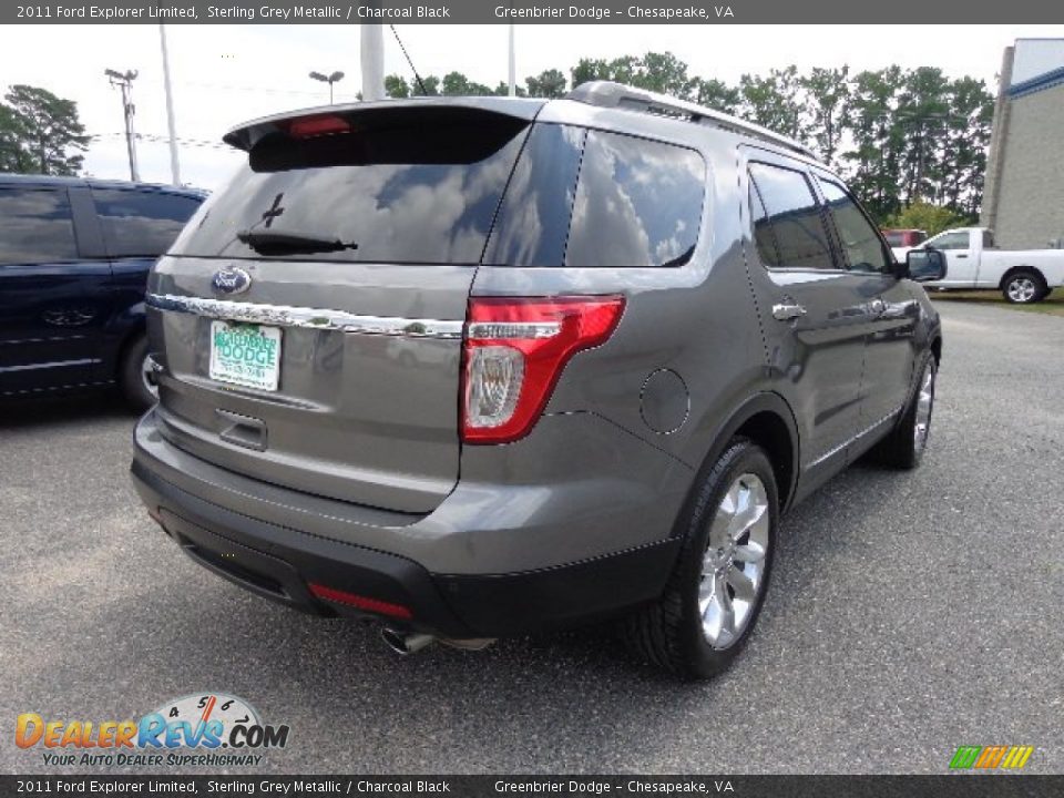 2011 Ford Explorer Limited Sterling Grey Metallic / Charcoal Black Photo #15