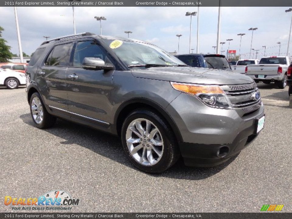 2011 Ford Explorer Limited Sterling Grey Metallic / Charcoal Black Photo #17