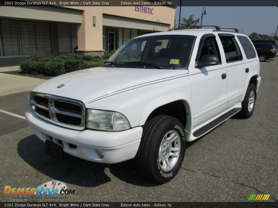 2003 Dodge Durango SLT 4x4 Bright White / Dark Slate Gray Photo #2