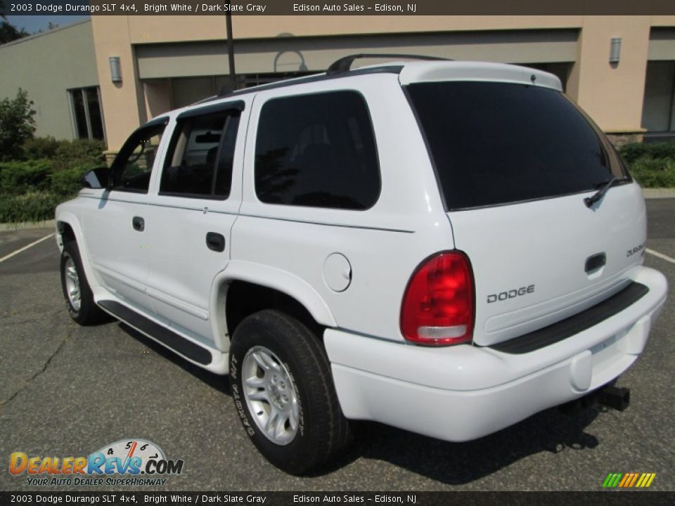 2003 Dodge Durango SLT 4x4 Bright White / Dark Slate Gray Photo #5