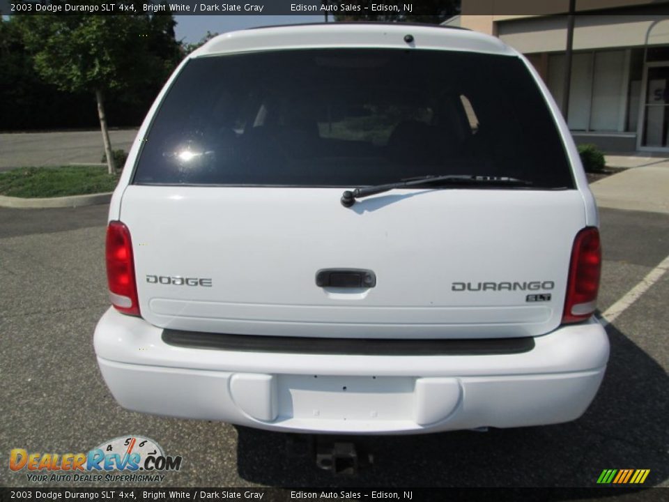 2003 Dodge Durango SLT 4x4 Bright White / Dark Slate Gray Photo #6