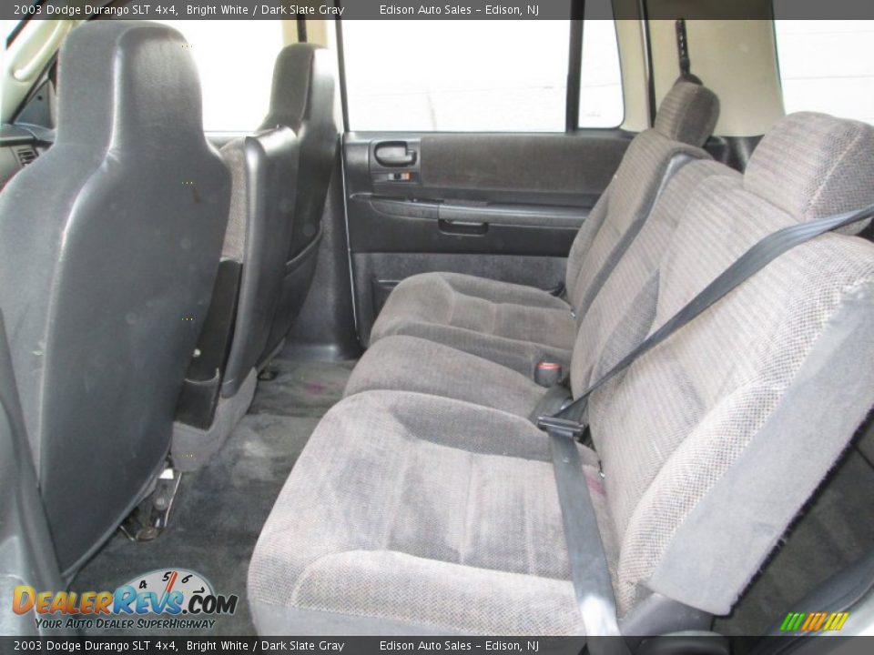 2003 Dodge Durango SLT 4x4 Bright White / Dark Slate Gray Photo #17