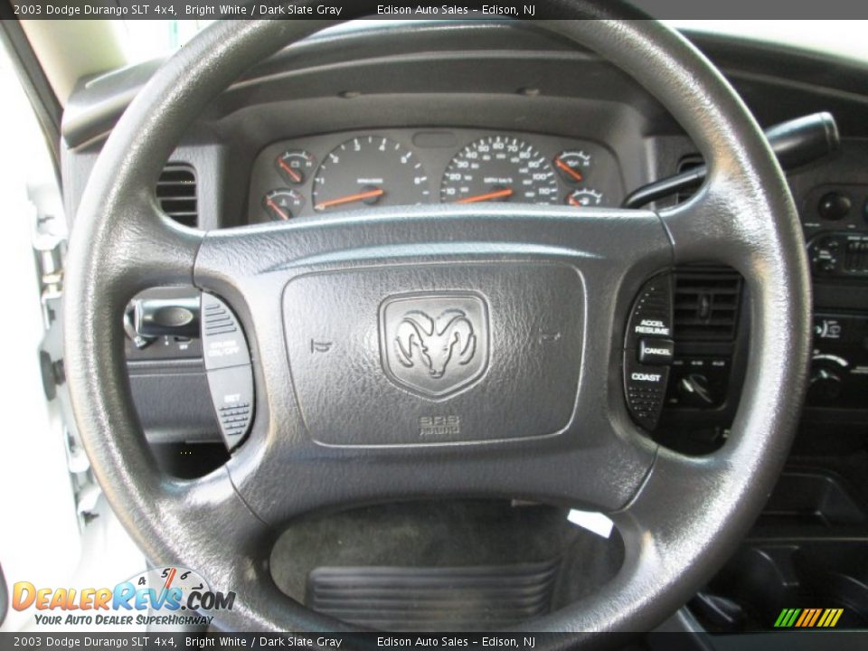 2003 Dodge Durango SLT 4x4 Bright White / Dark Slate Gray Photo #23
