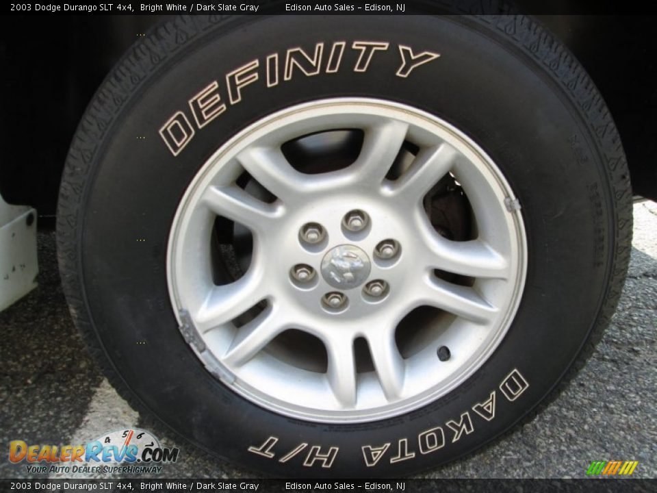 2003 Dodge Durango SLT 4x4 Bright White / Dark Slate Gray Photo #28