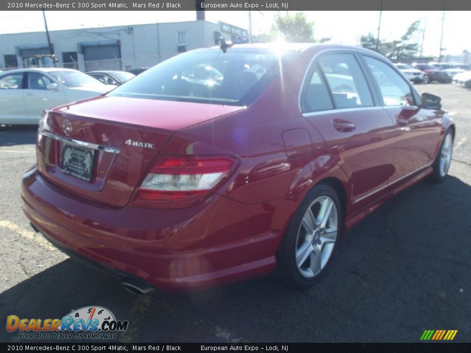 2010 Mercedes-Benz C 300 Sport 4Matic Mars Red / Black Photo #3