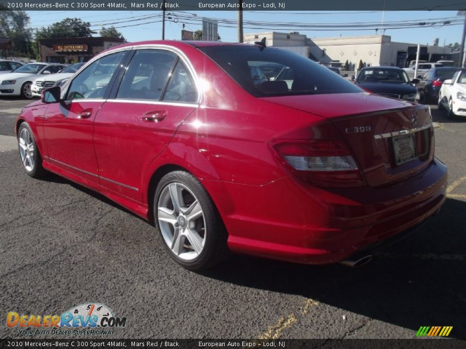 2010 Mercedes-Benz C 300 Sport 4Matic Mars Red / Black Photo #4