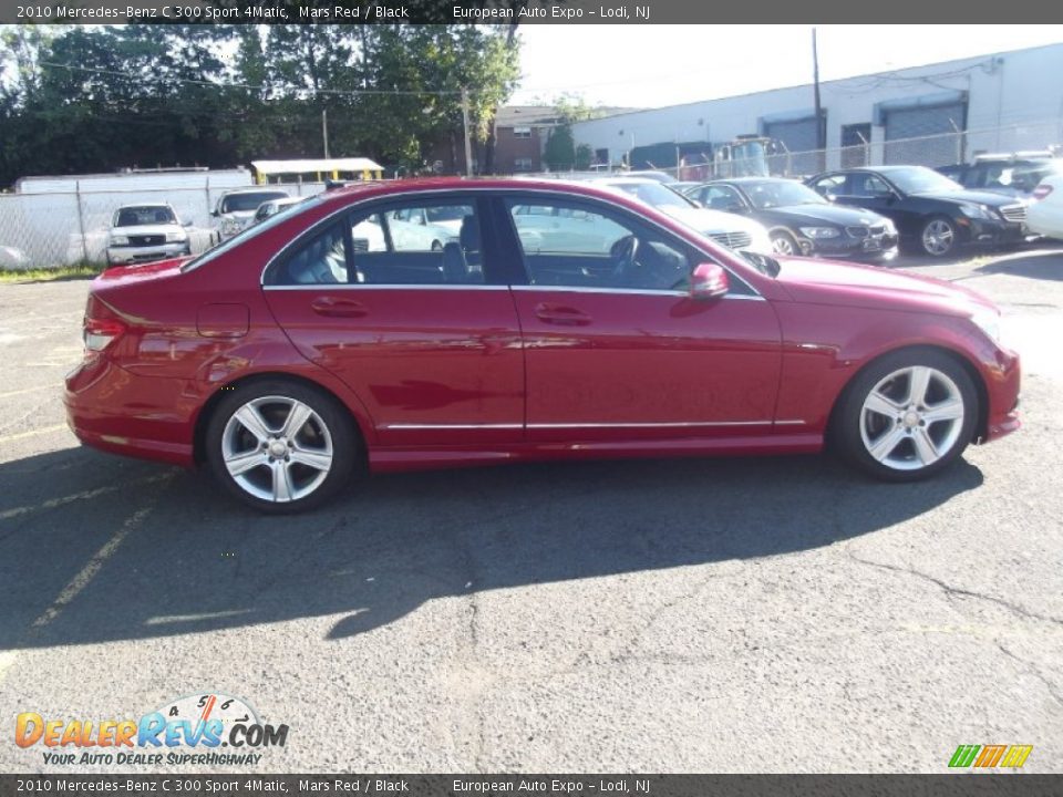2010 Mercedes-Benz C 300 Sport 4Matic Mars Red / Black Photo #6