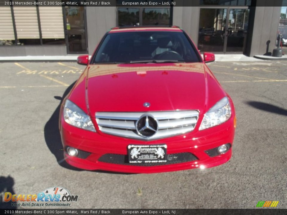 2010 Mercedes-Benz C 300 Sport 4Matic Mars Red / Black Photo #7