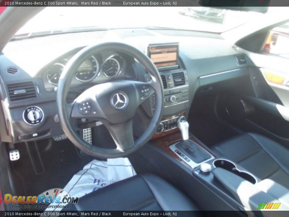 2010 Mercedes-Benz C 300 Sport 4Matic Mars Red / Black Photo #8