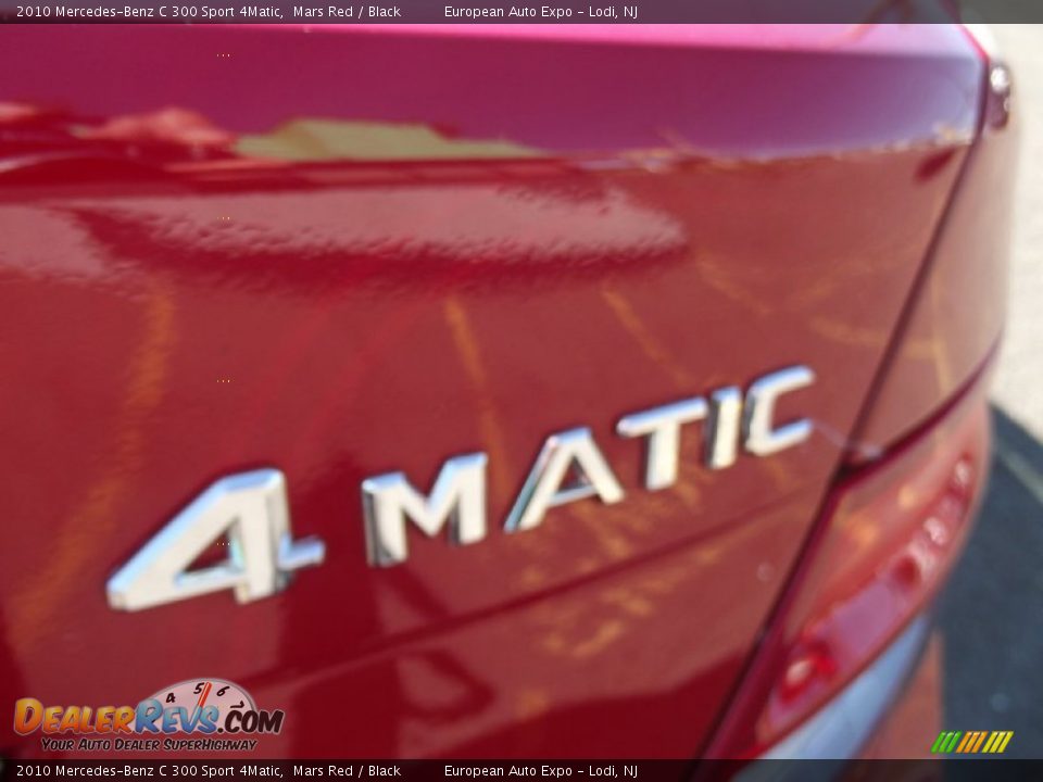 2010 Mercedes-Benz C 300 Sport 4Matic Mars Red / Black Photo #17