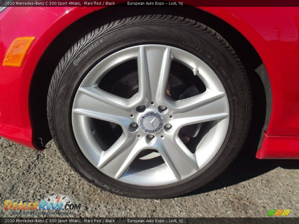 2010 Mercedes-Benz C 300 Sport 4Matic Mars Red / Black Photo #18
