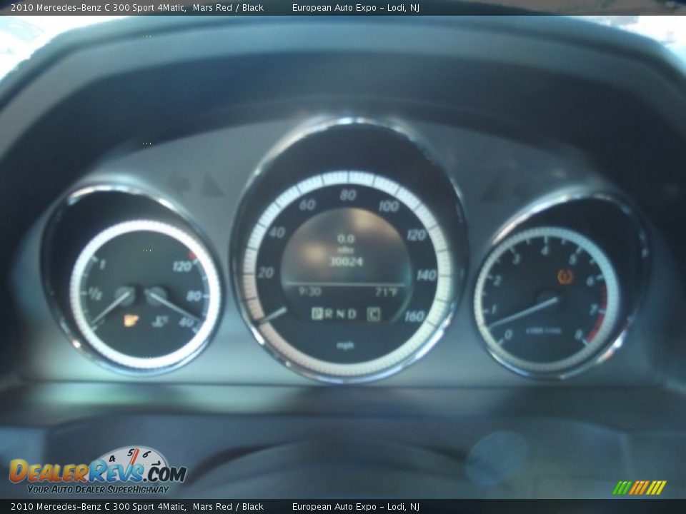 2010 Mercedes-Benz C 300 Sport 4Matic Mars Red / Black Photo #28