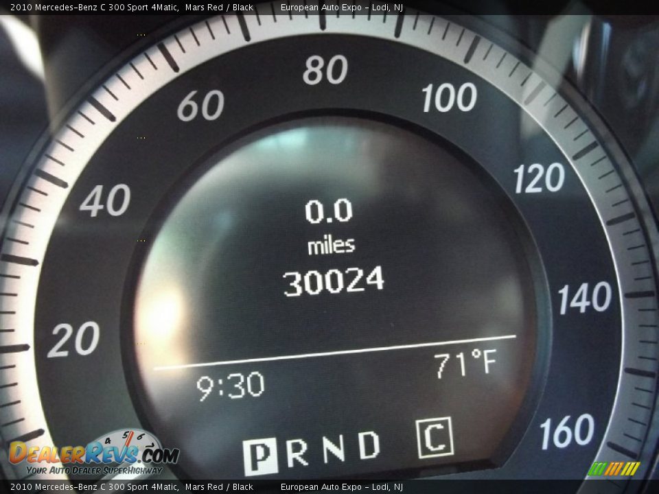 2010 Mercedes-Benz C 300 Sport 4Matic Mars Red / Black Photo #29