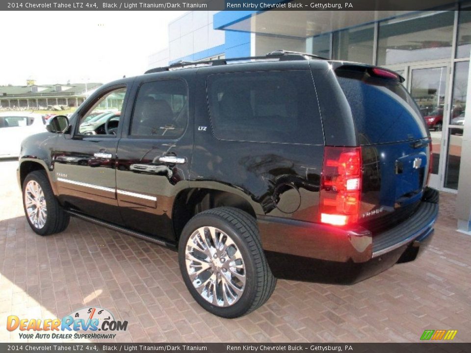 2014 Chevrolet Tahoe LTZ 4x4 Black / Light Titanium/Dark Titanium Photo #2