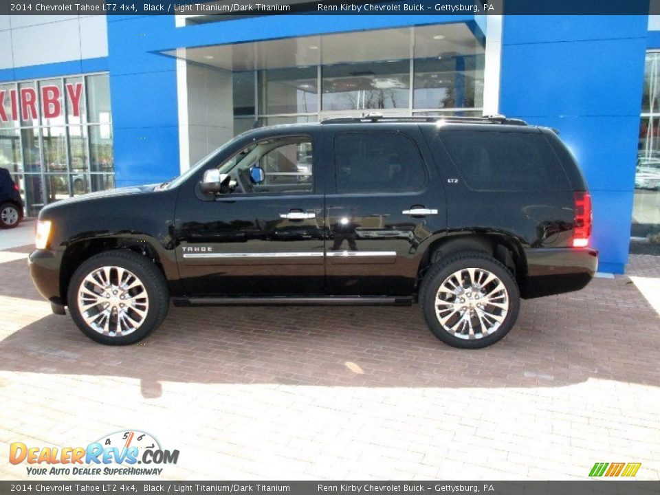 2014 Chevrolet Tahoe LTZ 4x4 Black / Light Titanium/Dark Titanium Photo #3